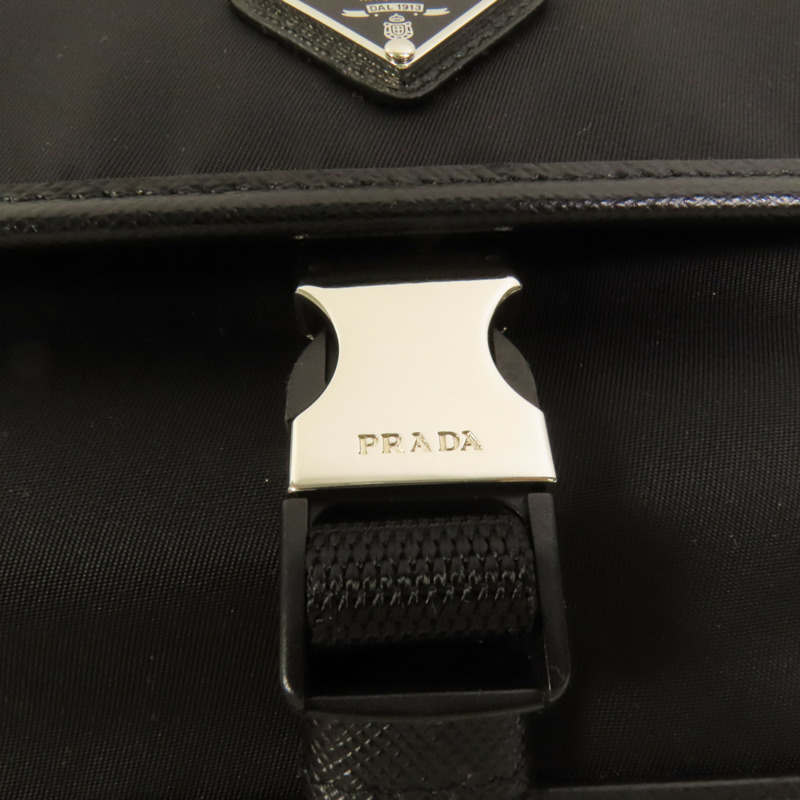 PRADA 尼龍Smartphone Case銀扣肩背袋-7