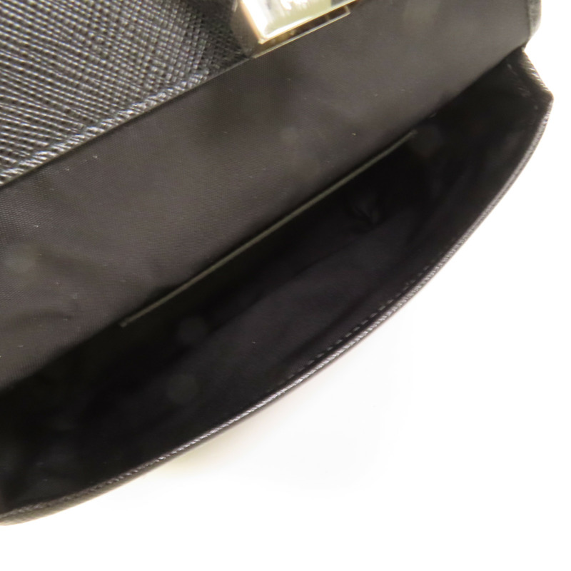 PRADA 尼龍Smartphone Case銀扣肩背袋-10