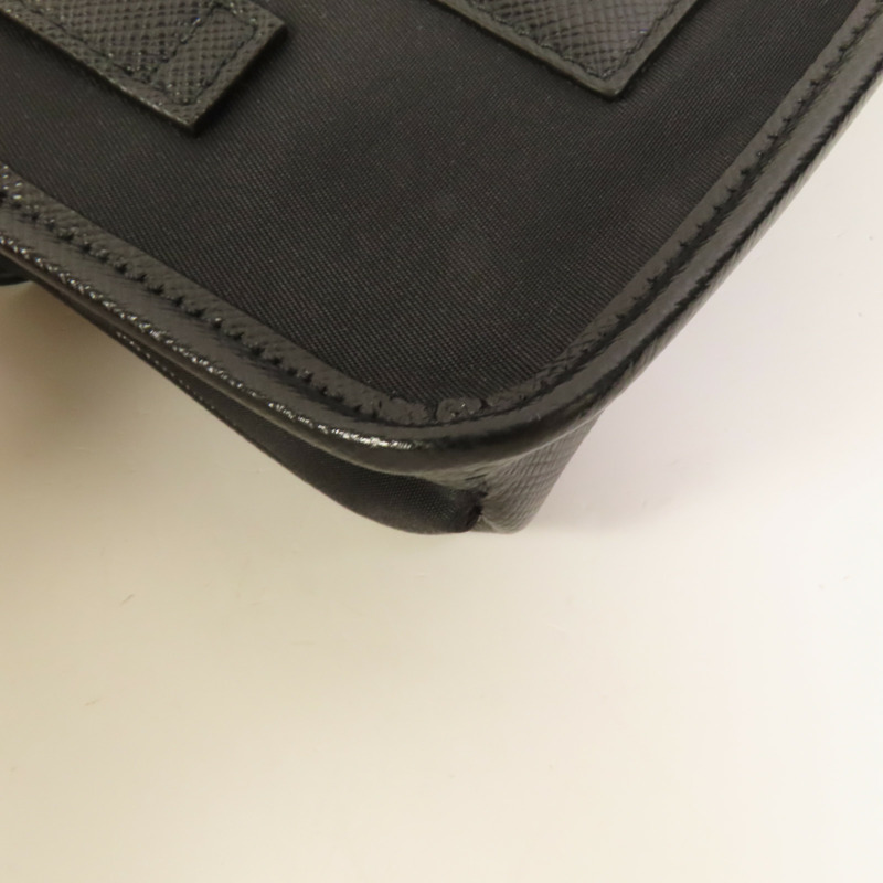 PRADA 尼龍Smartphone Case銀扣肩背袋-13