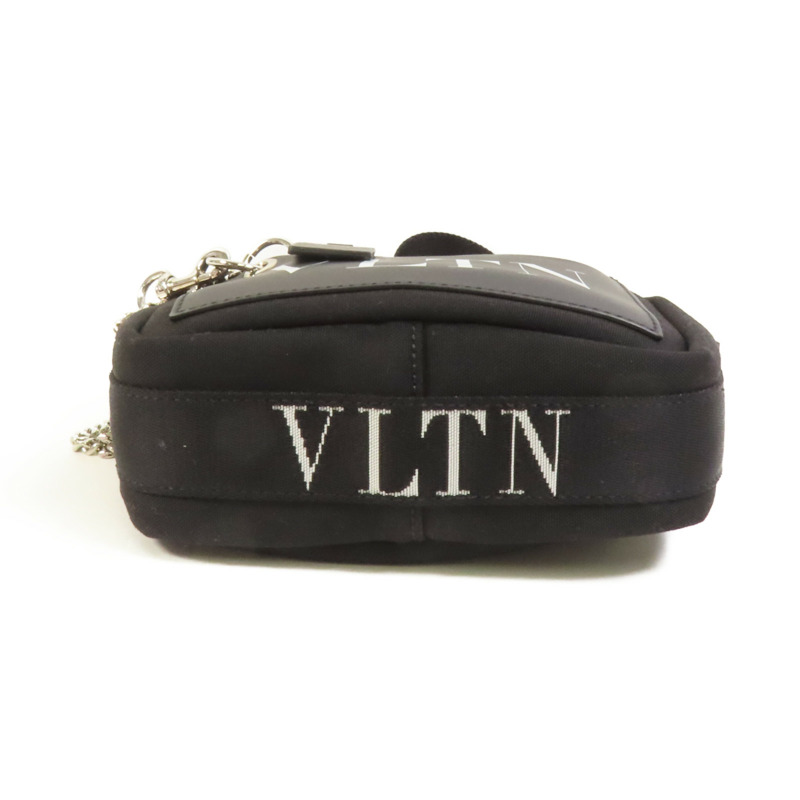 Valentino 帆布VLTN Garavami Shoulder Bag銀扣肩背袋-3