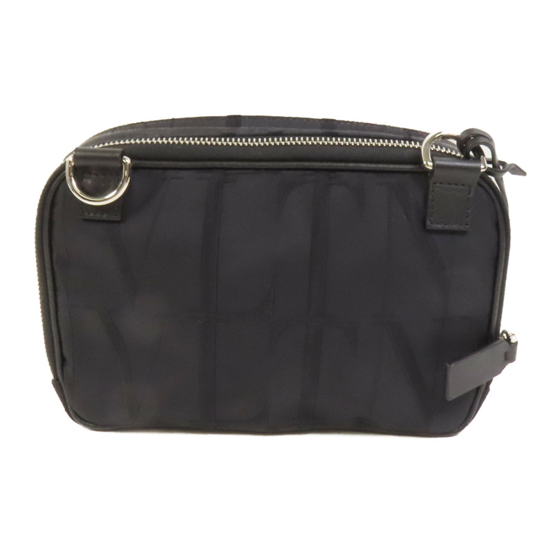 Valentino 尼龍Camera Bag銀扣肩背袋-1