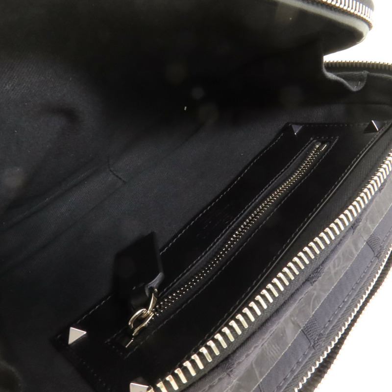 Valentino 尼龍Camera Bag銀扣肩背袋-5