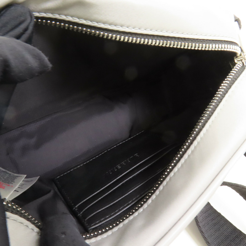 BURBERRY 尼龍Shoulder Bag銀扣肩背袋-6