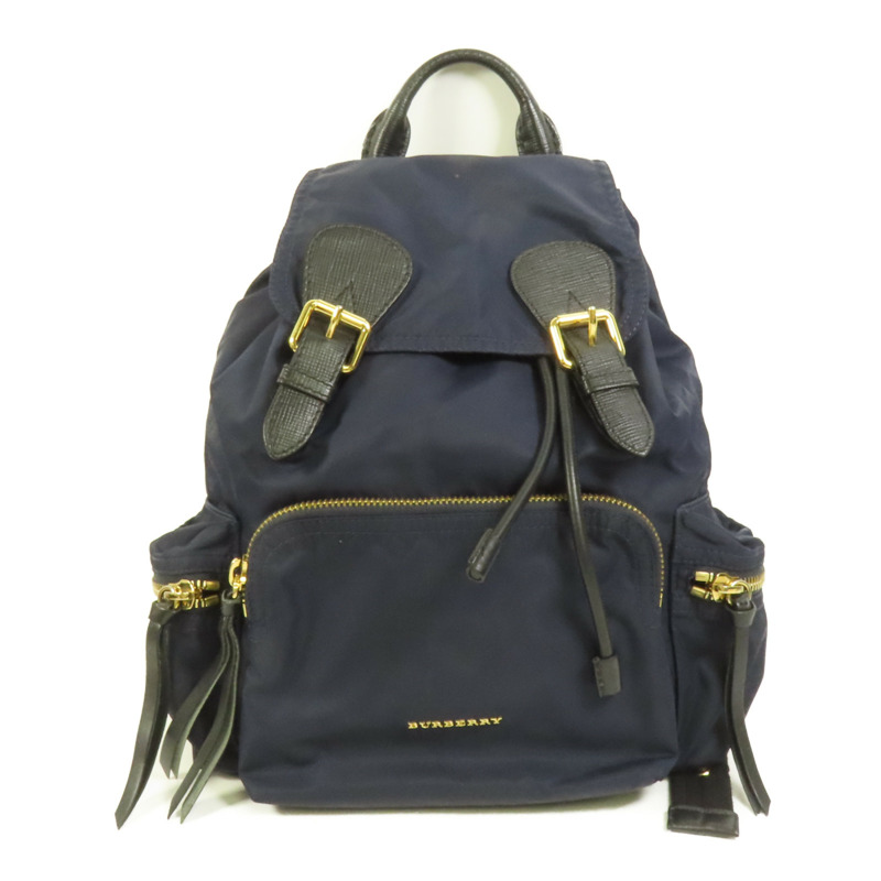 BURBERRY 尼龍Backpack金扣背包-0