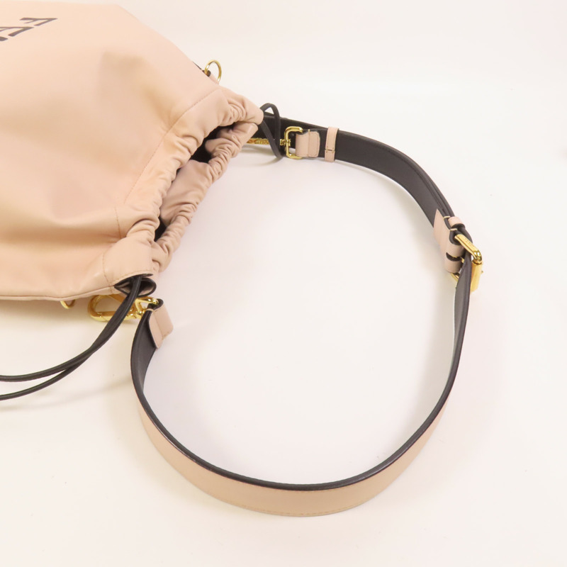 FENDI 羊皮皮革Shoulder Bag金扣肩背袋-4