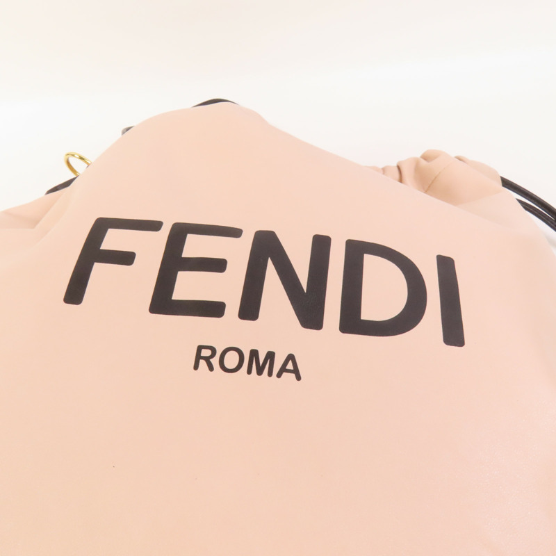 FENDI 羊皮皮革Shoulder Bag金扣肩背袋-6
