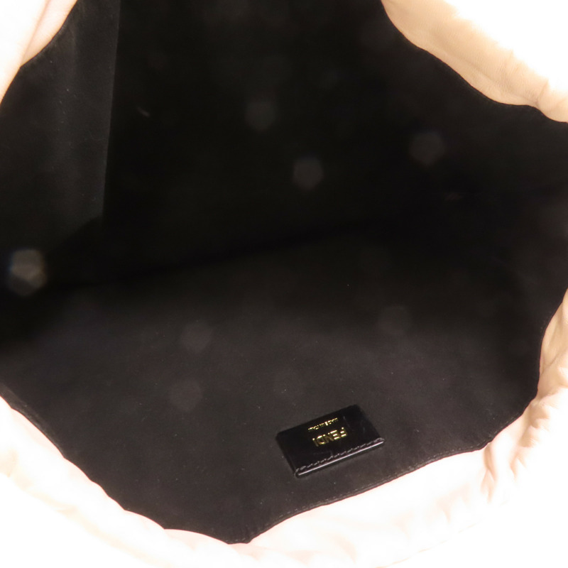 FENDI 羊皮皮革Shoulder Bag金扣肩背袋-7