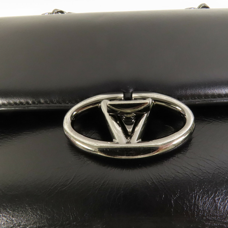 Valentino 羊皮皮革Small Vlogo肩背袋-5