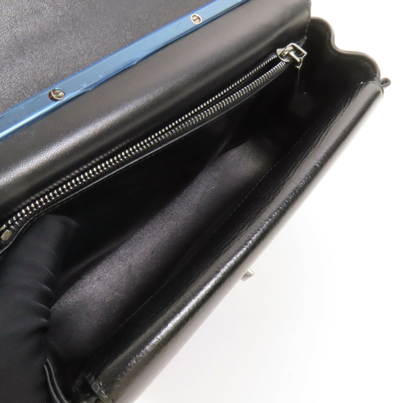 Valentino 羊皮皮革Small Vlogo肩背袋-6