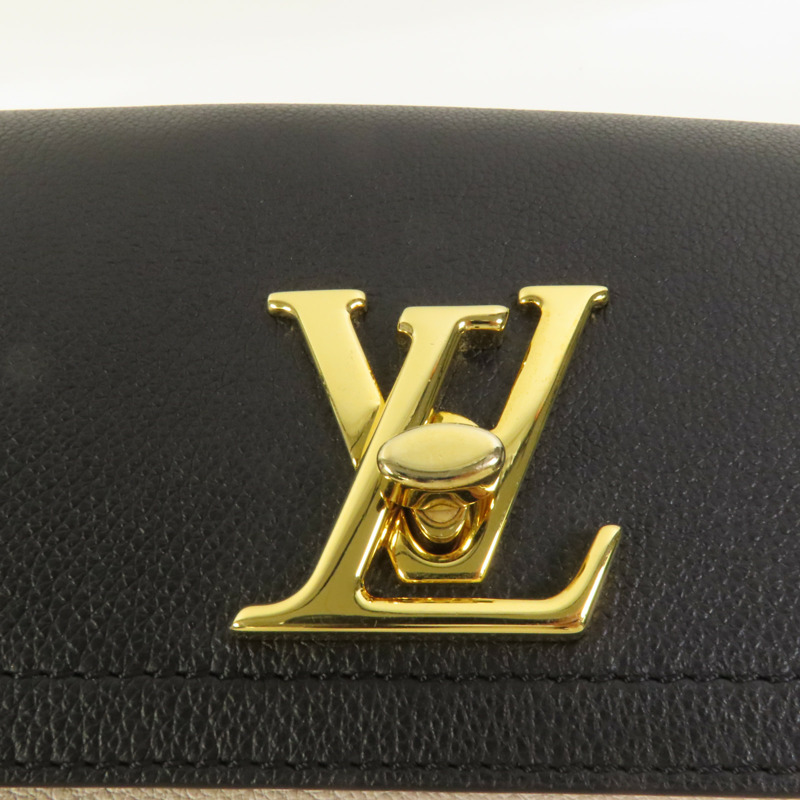 LOUIS VUITTON 牛皮皮革Lockme Tender金扣肩背袋-7