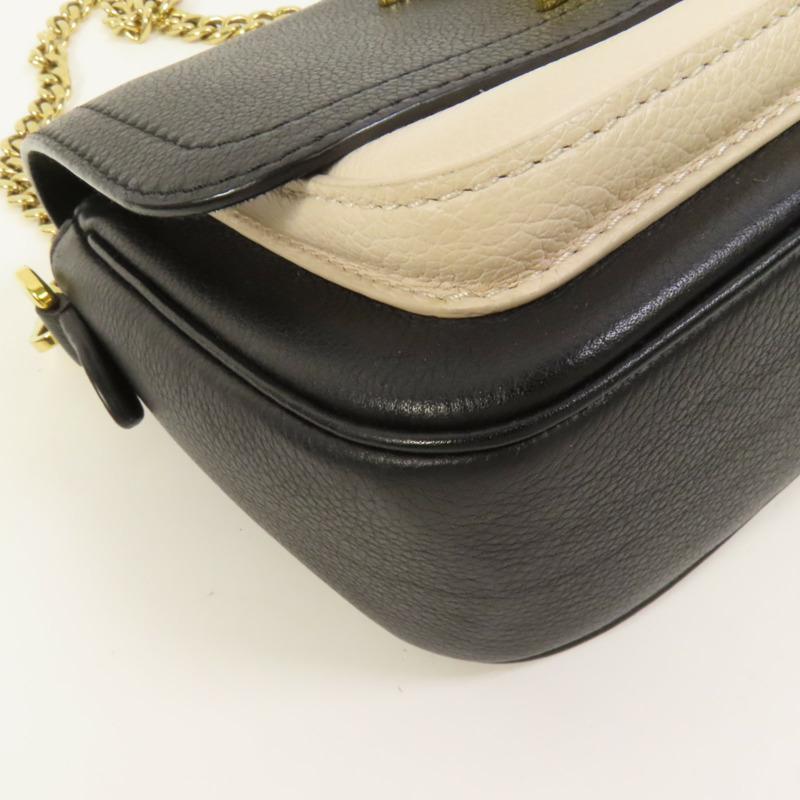 LOUIS VUITTON 牛皮皮革Lockme Tender金扣肩背袋-9