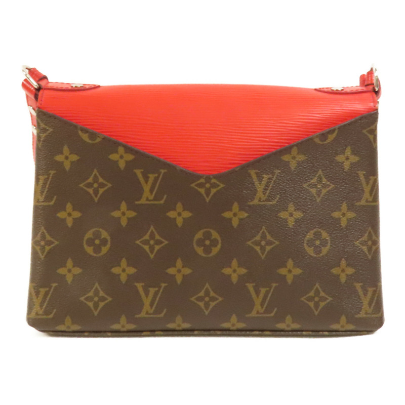LOUIS VUITTON Monogram/Epi Saint Michel銀扣肩背袋-1