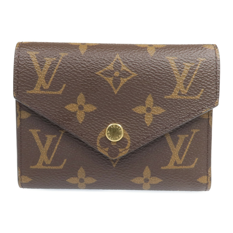 LOUIS VUITTON Monogram Victorine Wallet金扣錢包-0