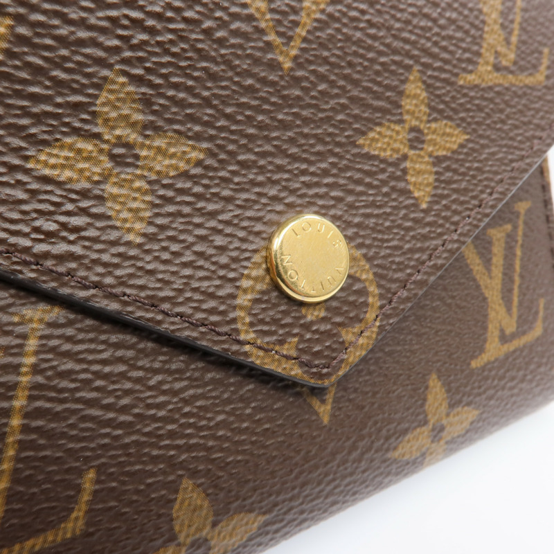 LOUIS VUITTON Monogram Victorine Wallet金扣錢包-10