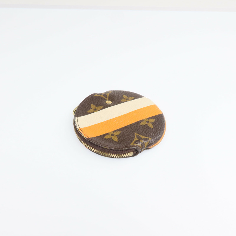 LOUIS VUITTON Monogram Groom Coin Case金扣零錢包-6