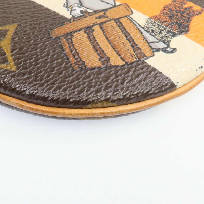 LOUIS VUITTON Monogram Groom Coin Case金扣零錢包-8