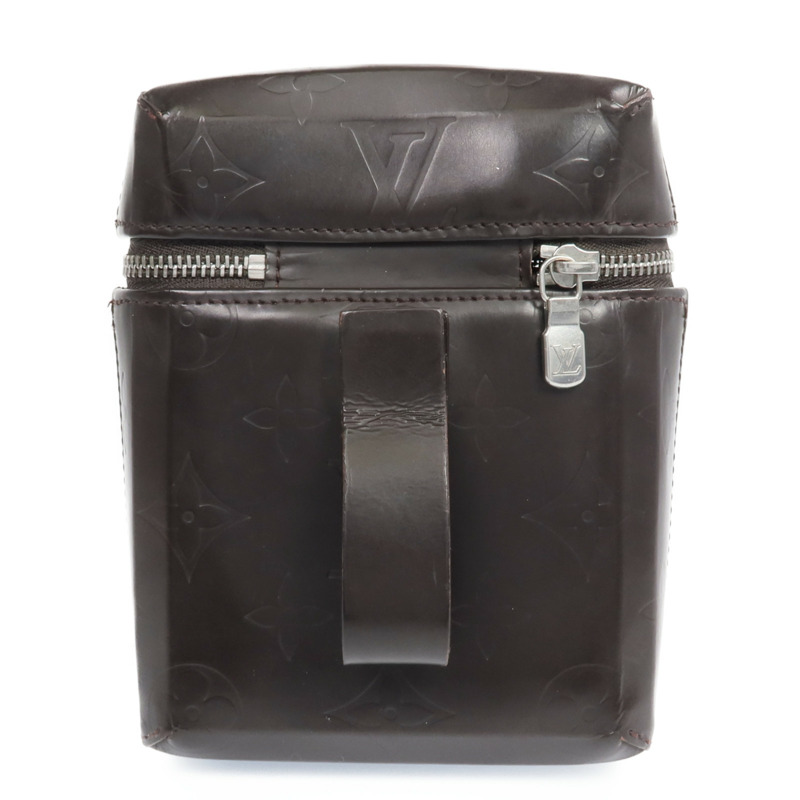 LOUIS VUITTON Monogram Glace Ray 銀扣腰包-1