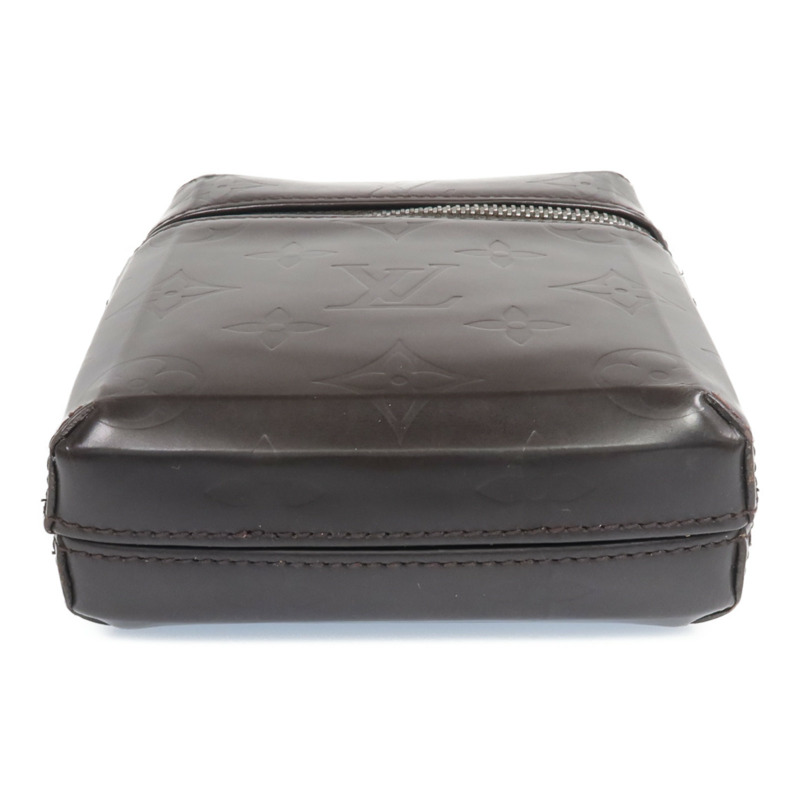 LOUIS VUITTON Monogram Glace Ray 銀扣腰包-3