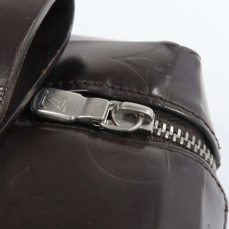 LOUIS VUITTON Monogram Glace Ray 銀扣腰包-8