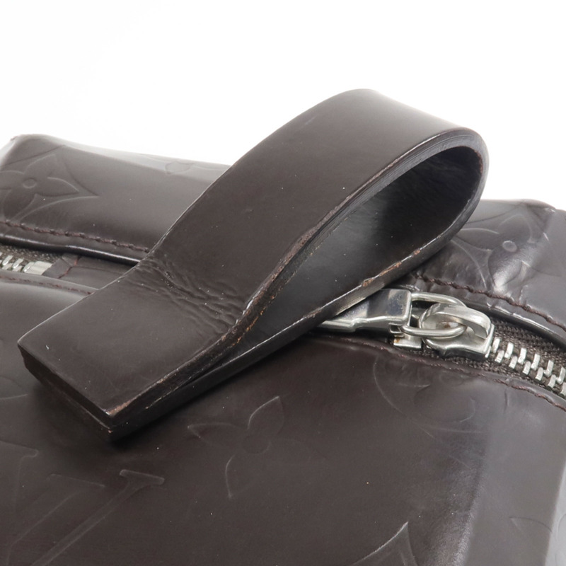 LOUIS VUITTON Monogram Glace Ray 銀扣腰包-9