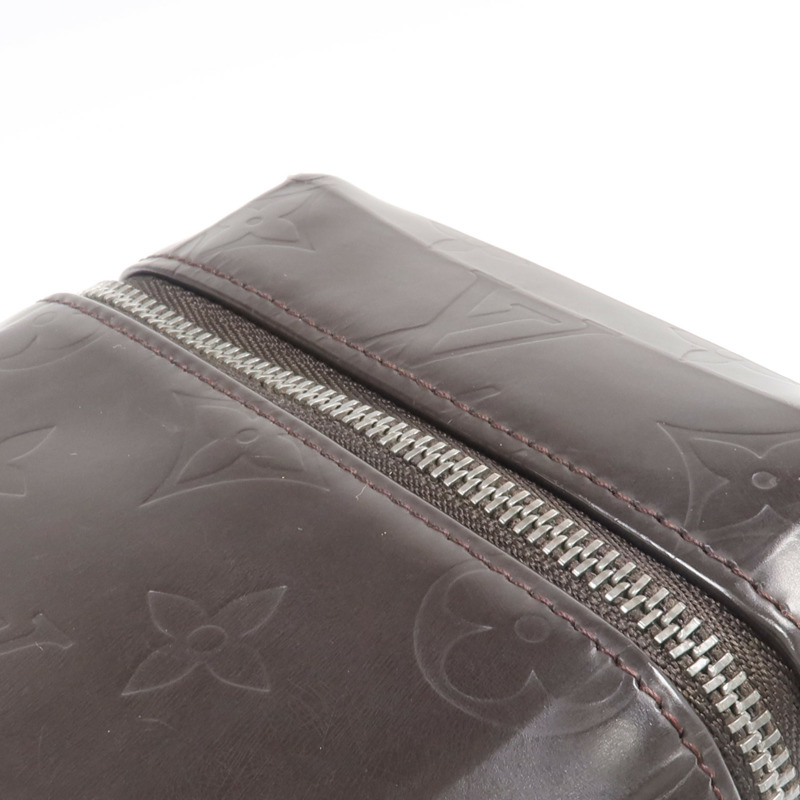 LOUIS VUITTON Monogram Glace Ray 銀扣腰包-10