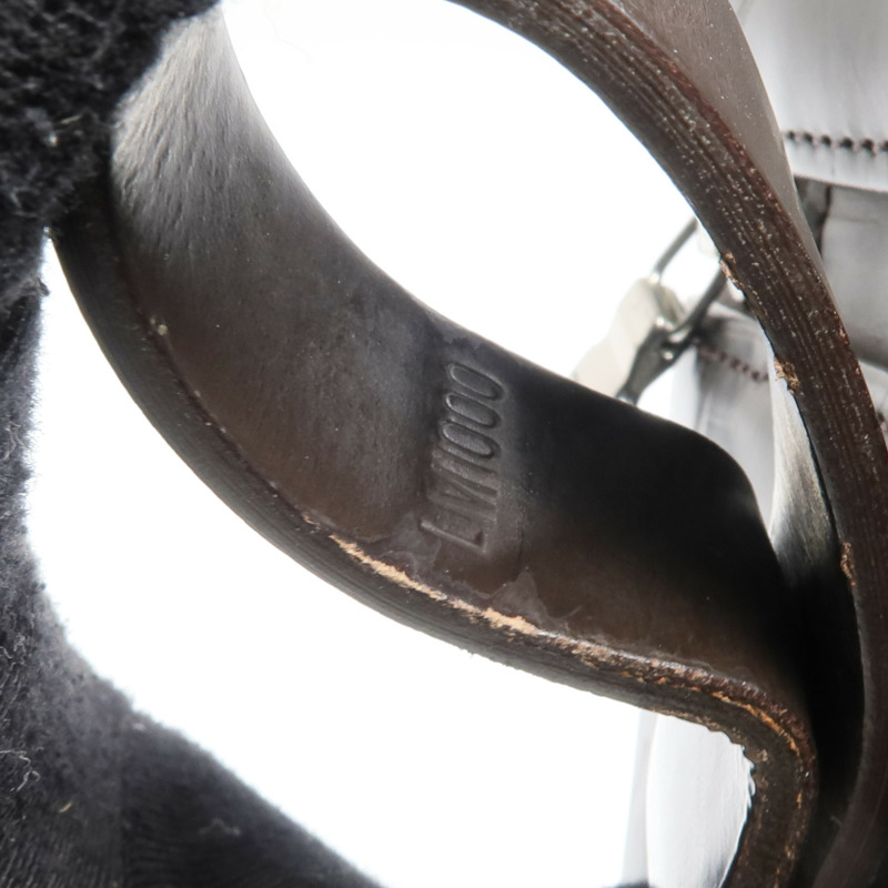 LOUIS VUITTON Monogram Glace Ray 銀扣腰包-13