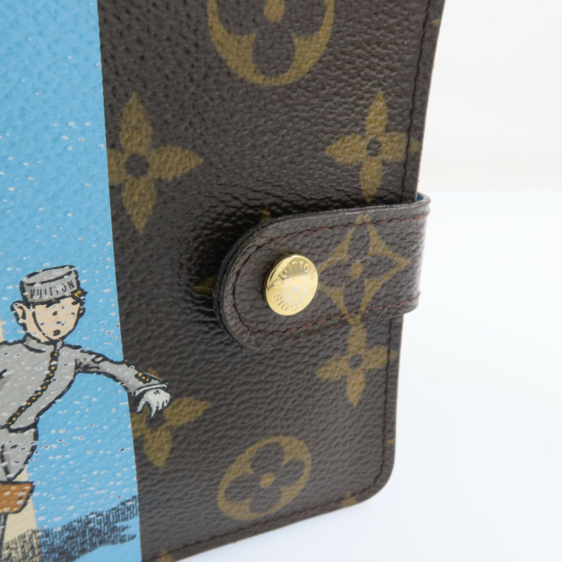 LOUIS VUITTON Monogram Groom Compact Zip Wallet金扣錢包-10