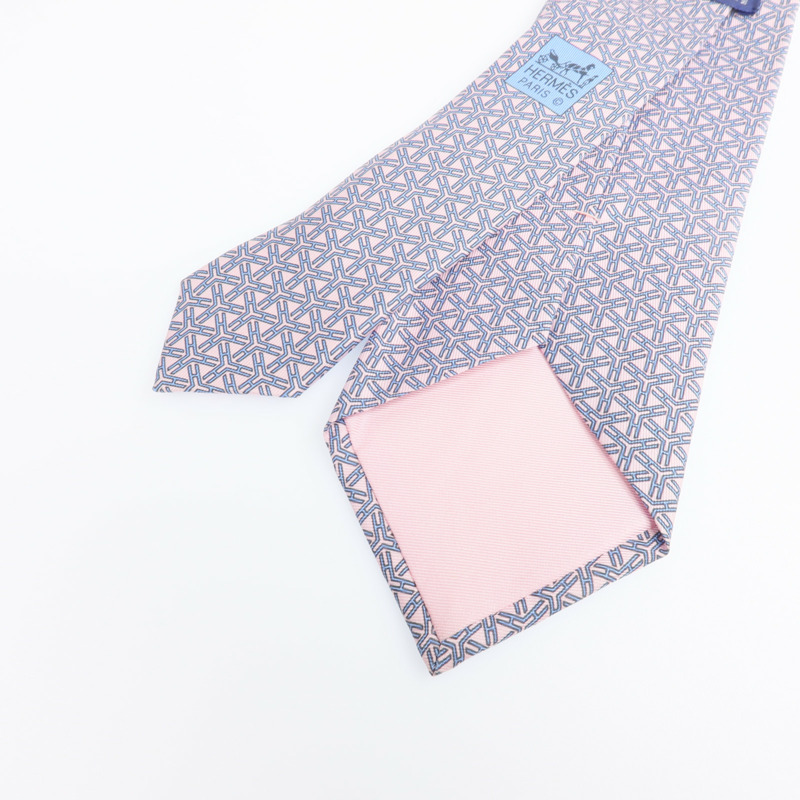 HERMES 絲質Necktie領帶-4
