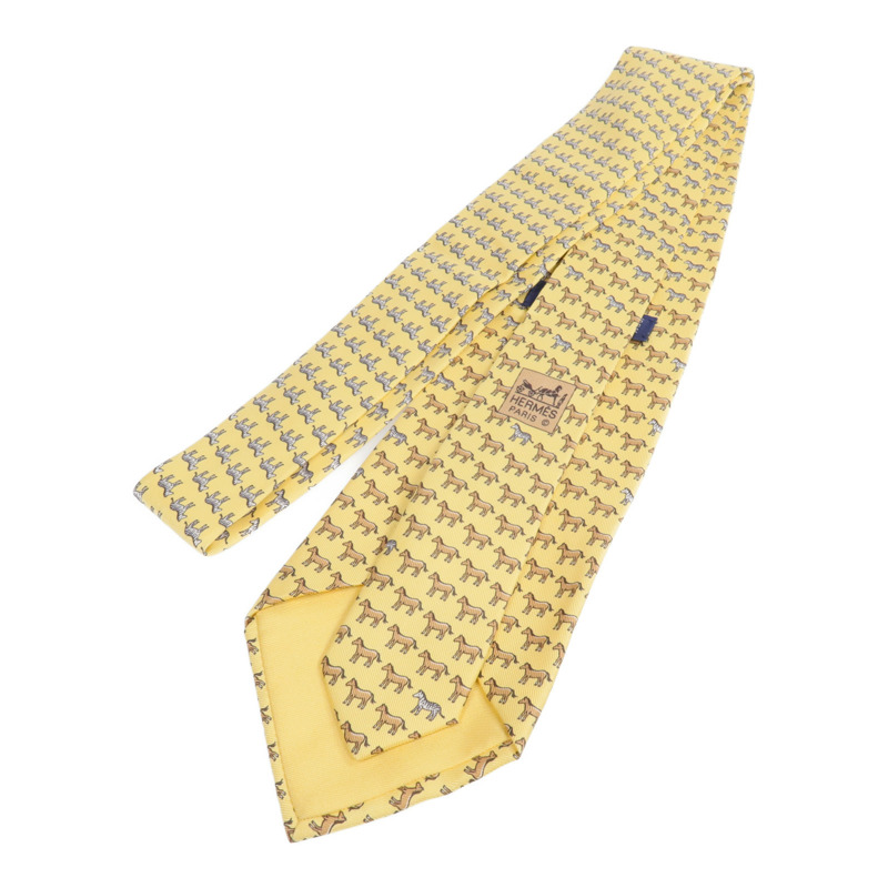 HERMES 絲質Necktie領帶-1