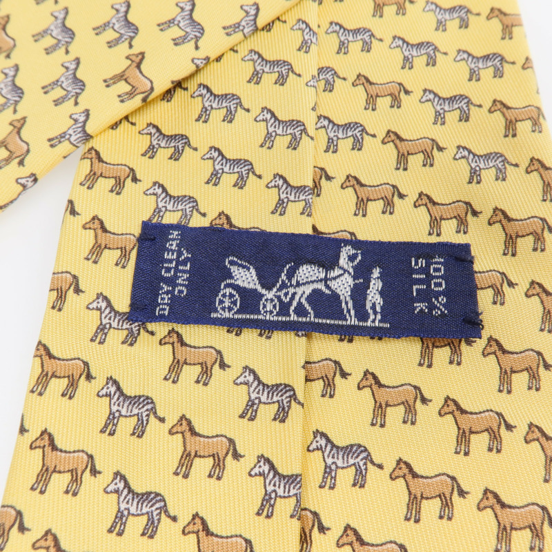 HERMES 絲質Necktie領帶-6