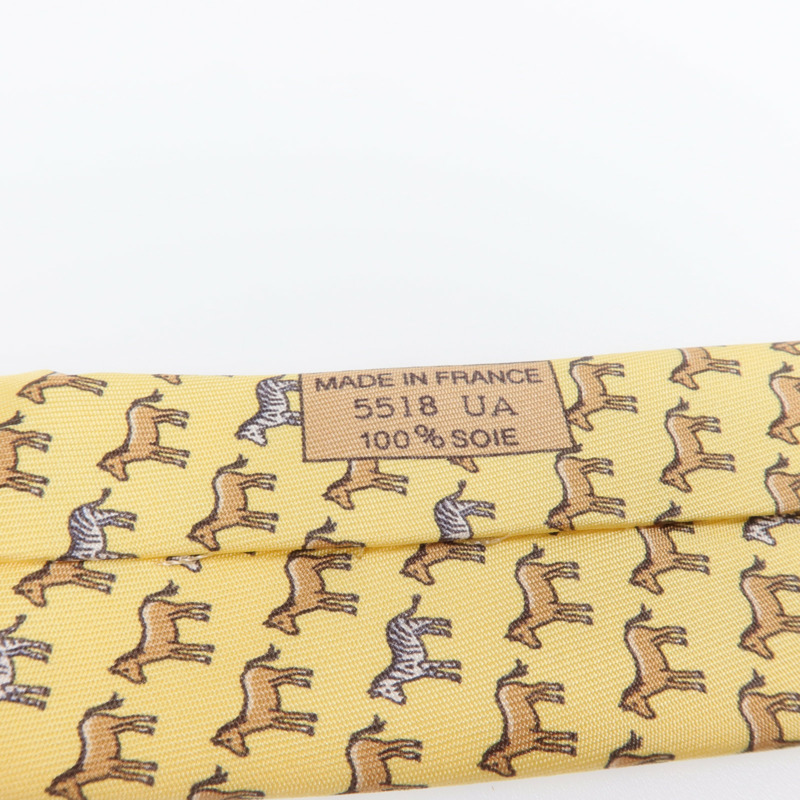 HERMES 絲質Necktie領帶-8