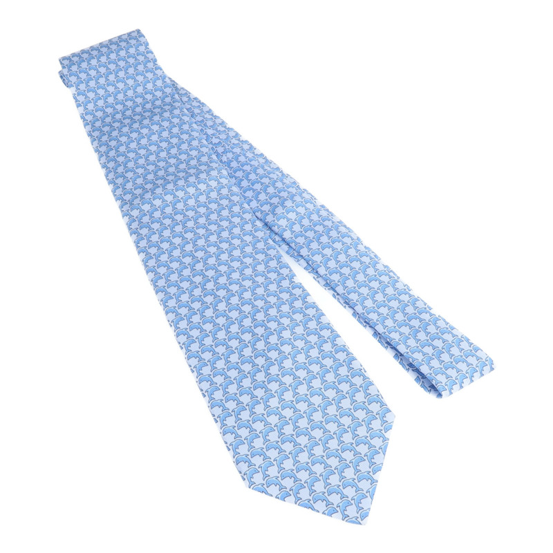 HERMES 絲質Necktie領帶-1