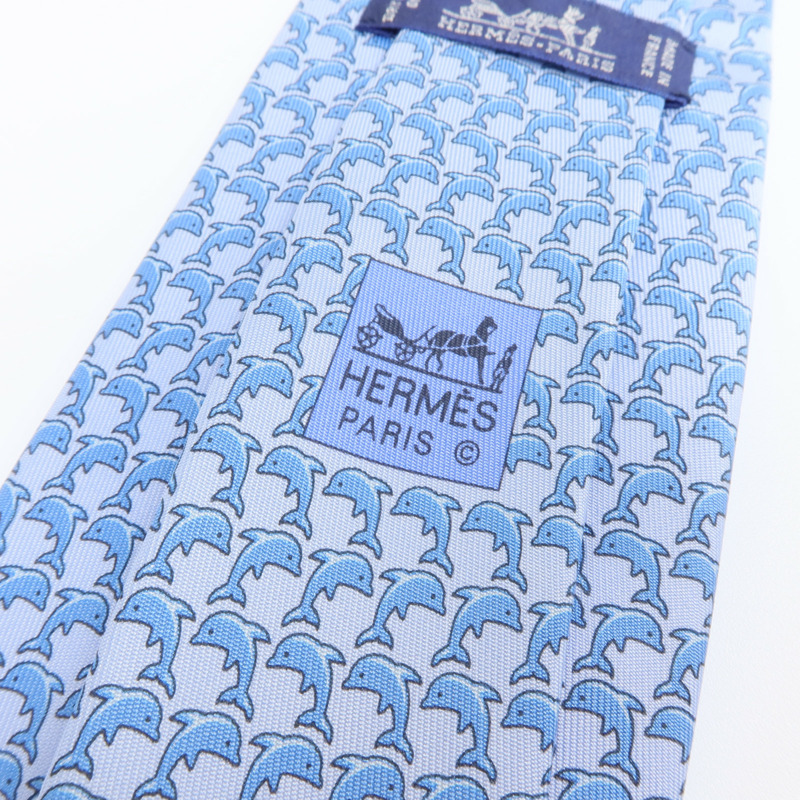 HERMES 絲質Necktie領帶-5