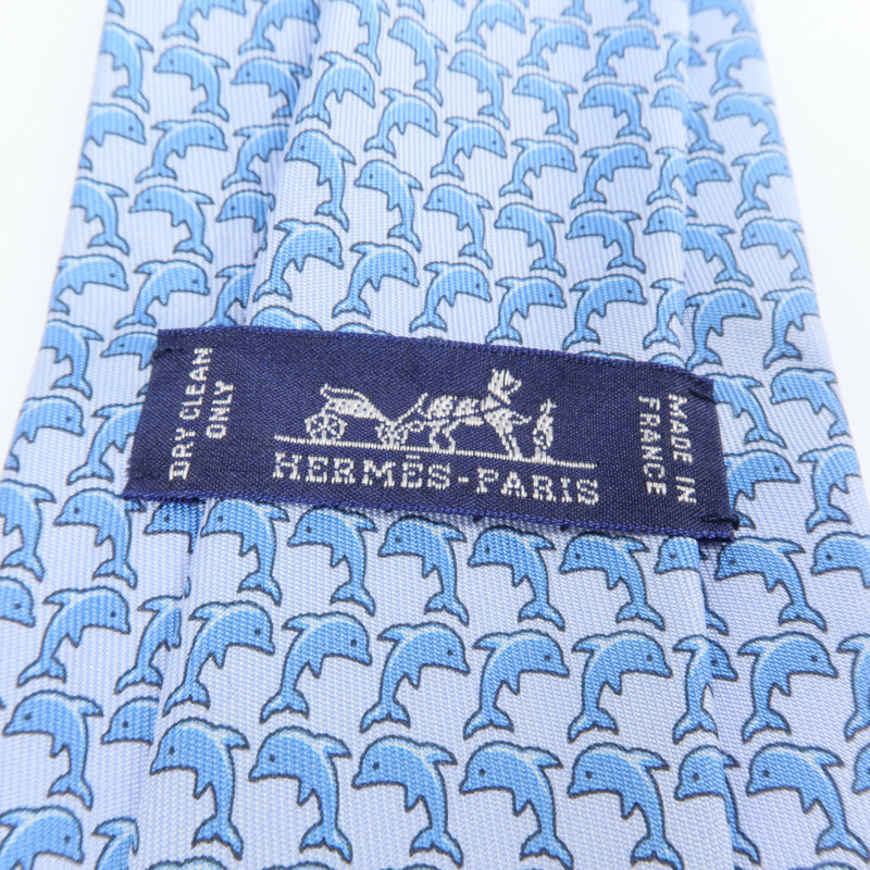 HERMES 絲質Necktie領帶-6