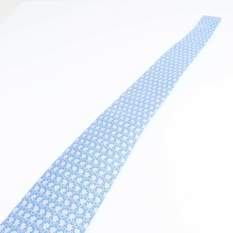 HERMES 絲質Necktie領帶-8