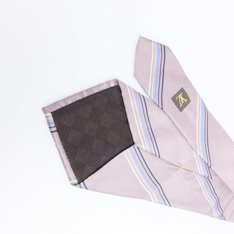 LOUIS VUITTON 絲質Tie 領帶-4