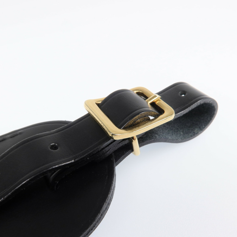 LOUIS VUITTON 牛皮皮革Luggage Tag金扣掛飾-3