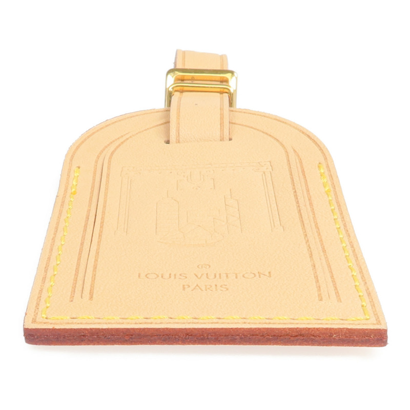 LOUIS VUITTON 牛皮皮革Luggage Tag金扣掛飾-2