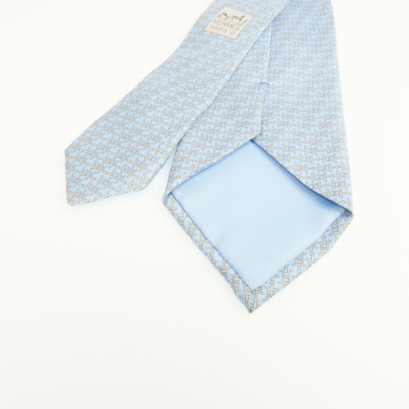 HERMES 絲質Necktie領帶-4