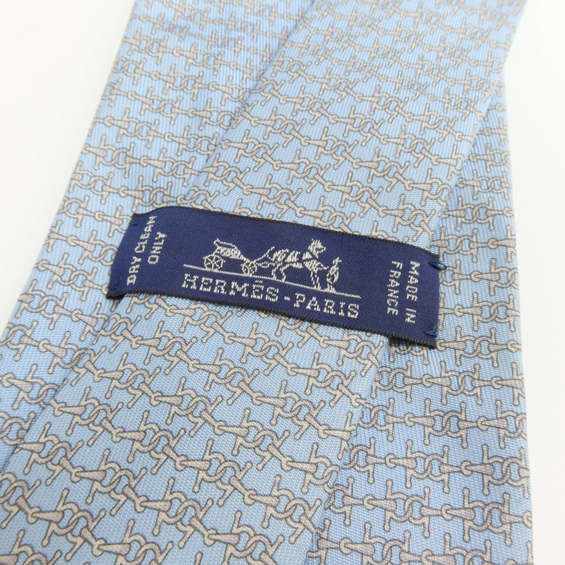 HERMES 絲質Necktie領帶-6