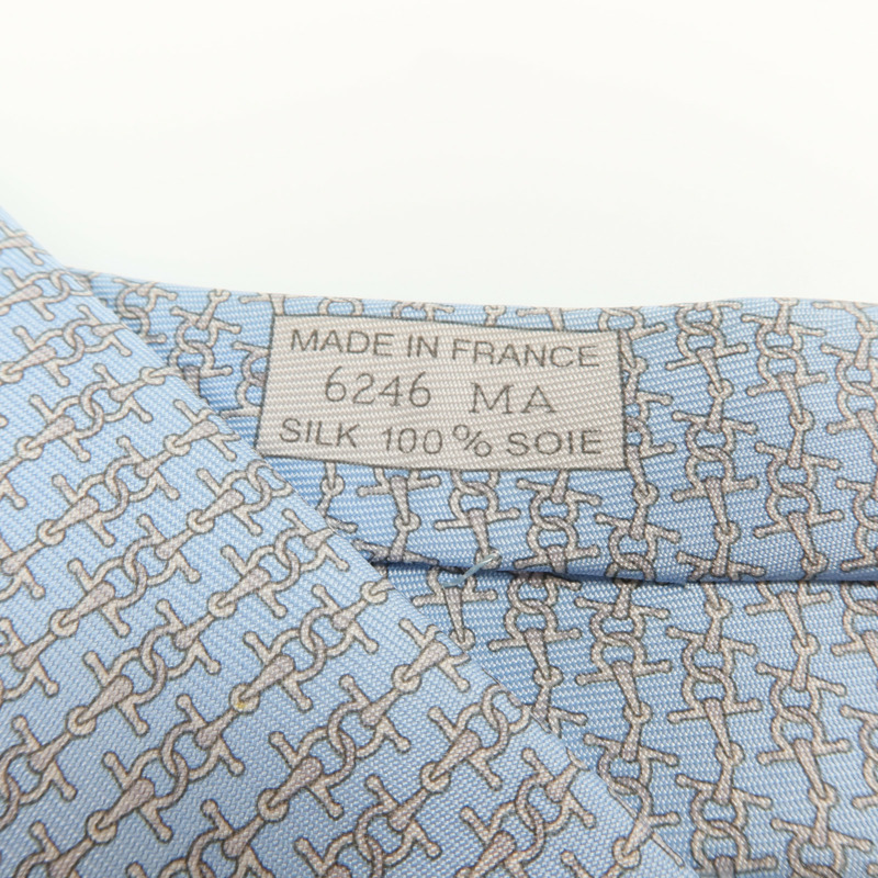 HERMES 絲質Necktie領帶-7
