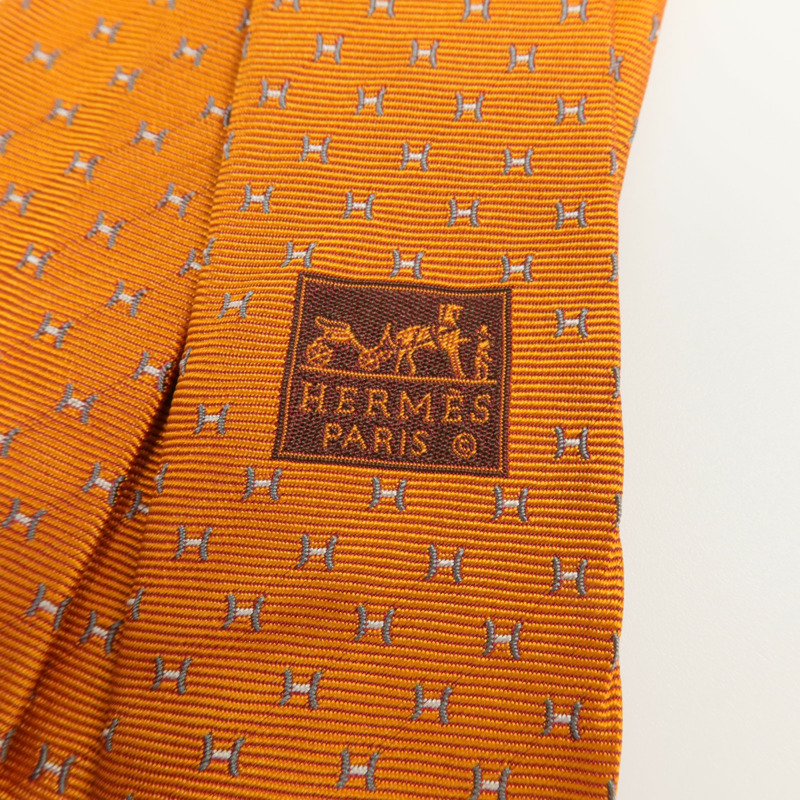 HERMES 絲質Necktie領帶-6