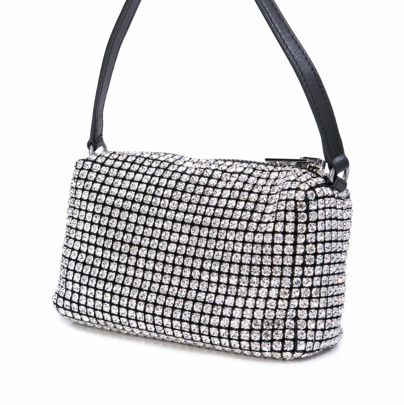 Alexander Wang 女士 heiress 水鑽網眼手拿包均碼碼17cm*7cm*10cm-1