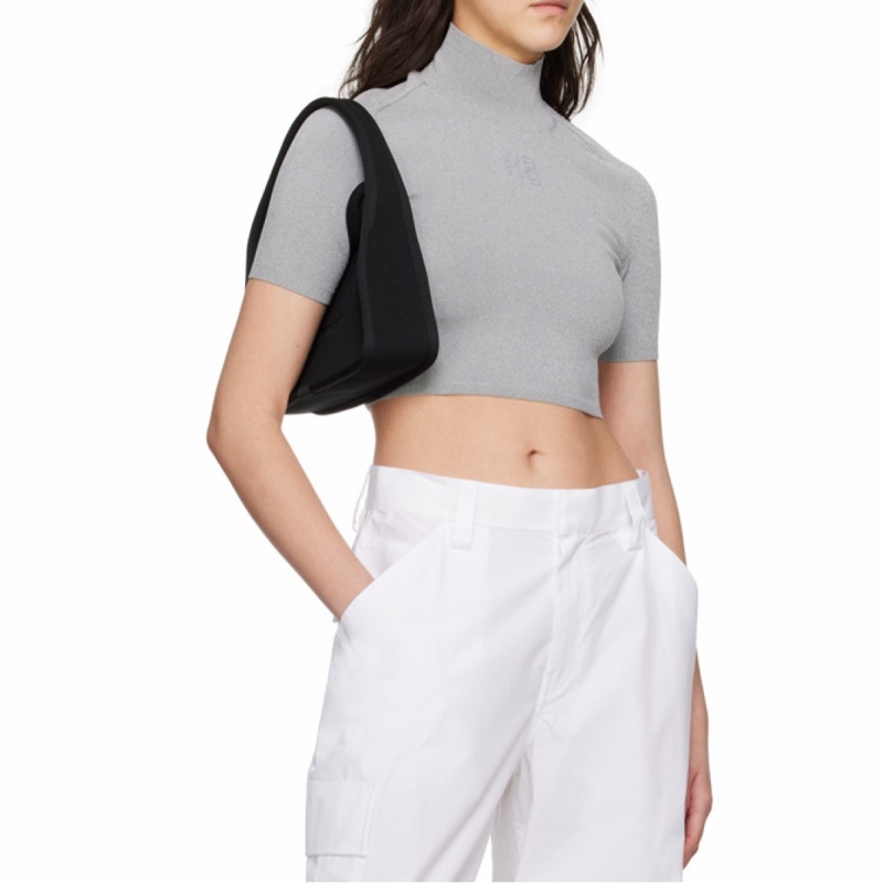 Alexander Wang 女士 Ryan羅紋針織小號手提包均碼碼小號、25cm*8cm*19cm-7