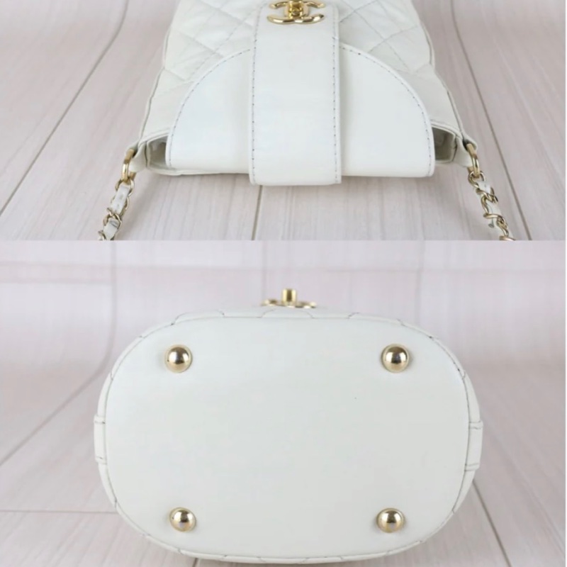 「JL精品代購」9新 Chanel 香奈兒 白金水桶單肩包-4