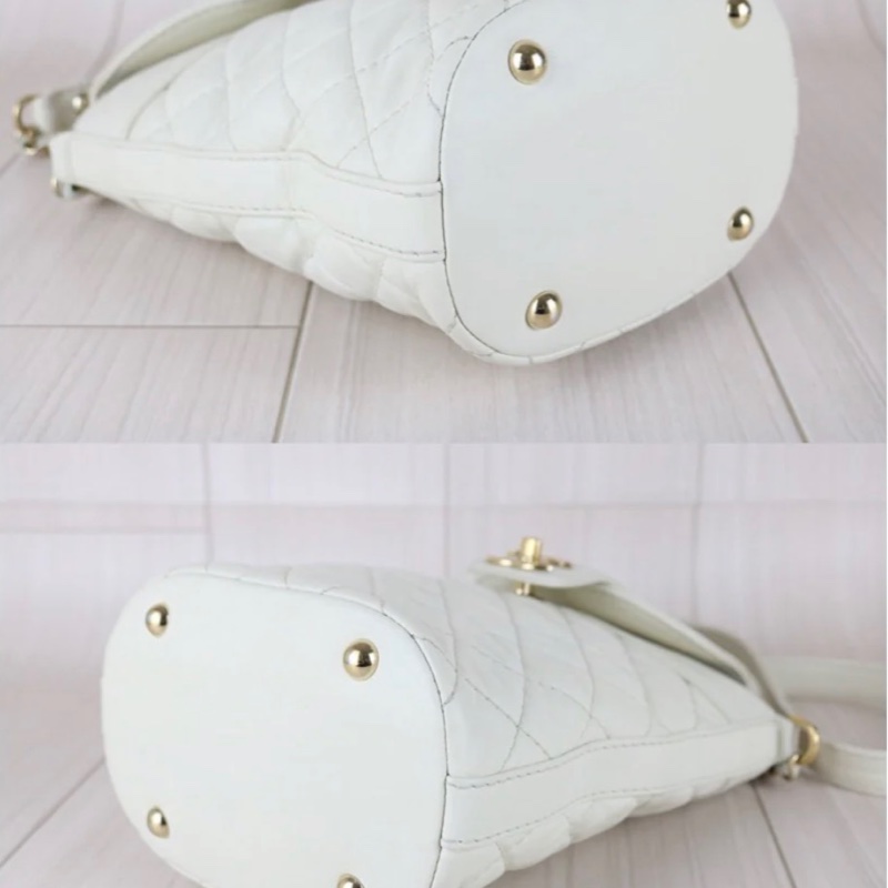 「JL精品代購」9新 Chanel 香奈兒 白金水桶單肩包-5