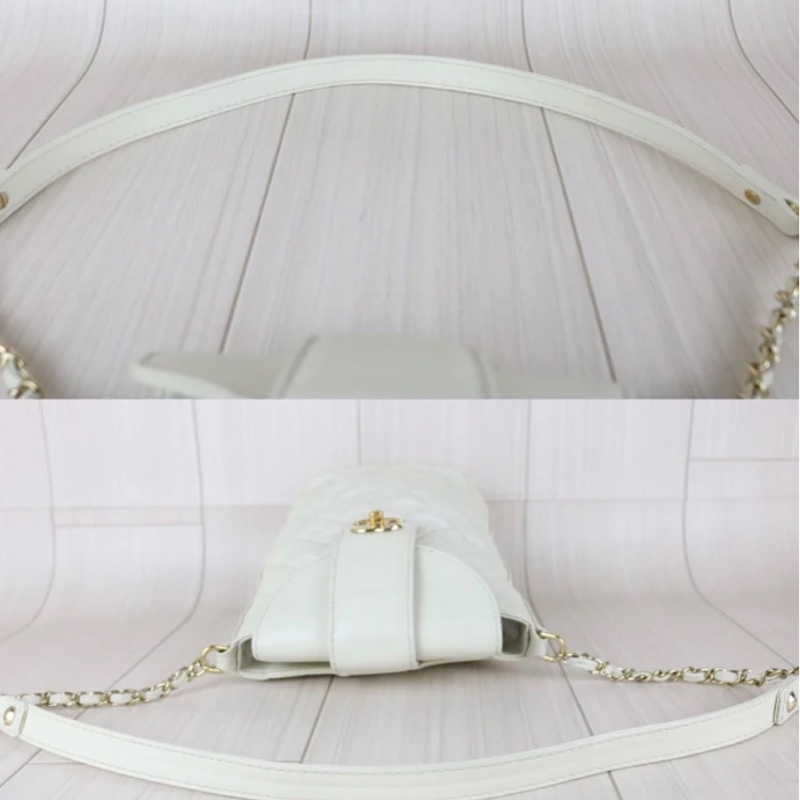 「JL精品代購」9新 Chanel 香奈兒 白金水桶單肩包-10
