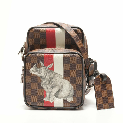 路易威登 2016 Damier Amazon Chapman 單肩包，棕色