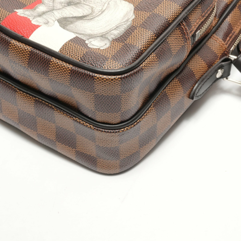 路易威登 2016 Damier Amazon Chapman 單肩包，棕色-5