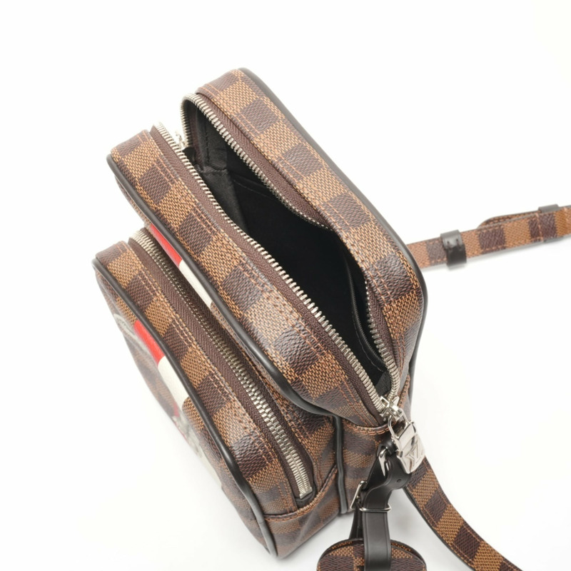 路易威登 2016 Damier Amazon Chapman 單肩包，棕色-11